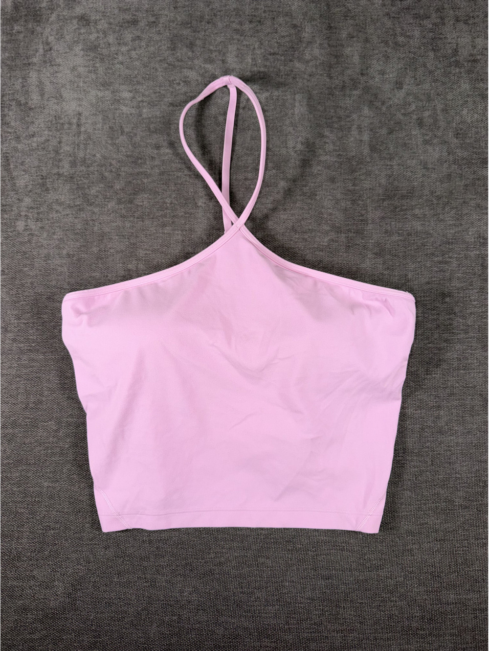 Lululemon Pink Halter Crop Top, Size 10
